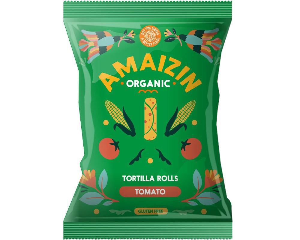 Amaizin - Tomato Corn Rolls Organic