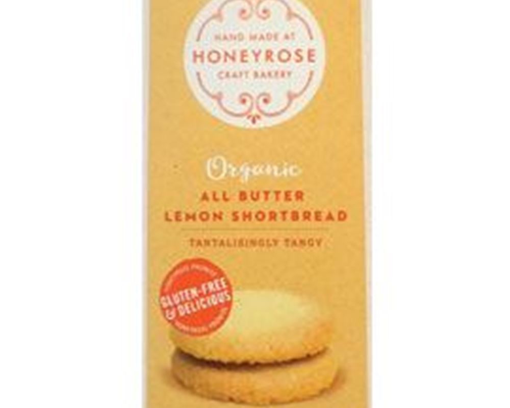 All Butter Lemon Shortbread - Organic