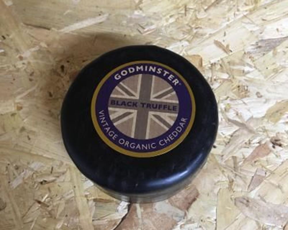 Cheese - Godminster Black Truffle Vintage Cheddar Oragnic