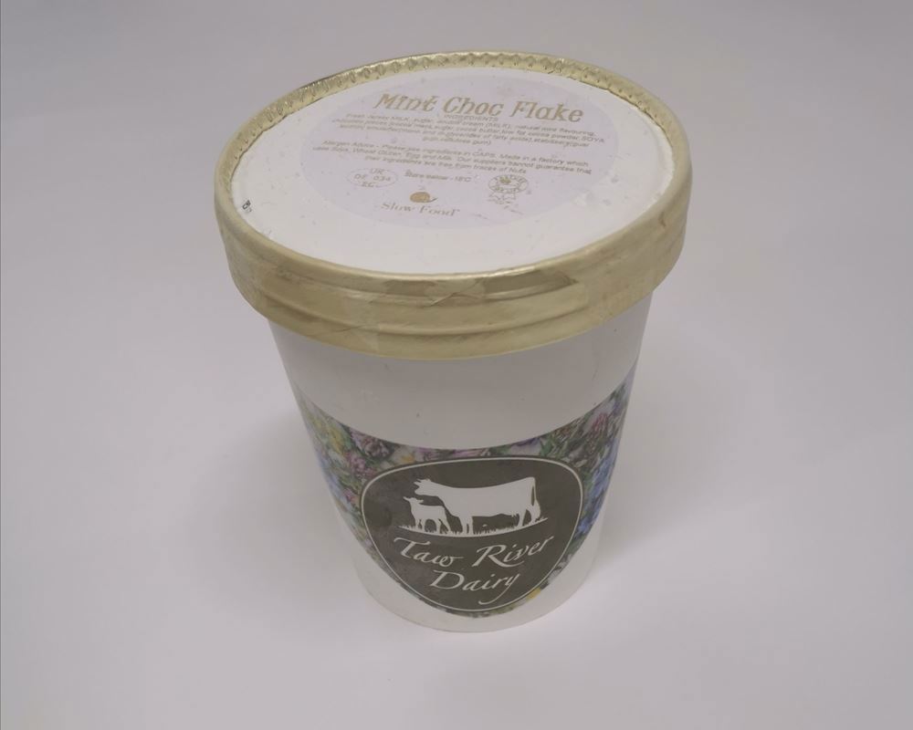 Taw River Dairy Luxury Ice Cream - Mint Chocolate Flake