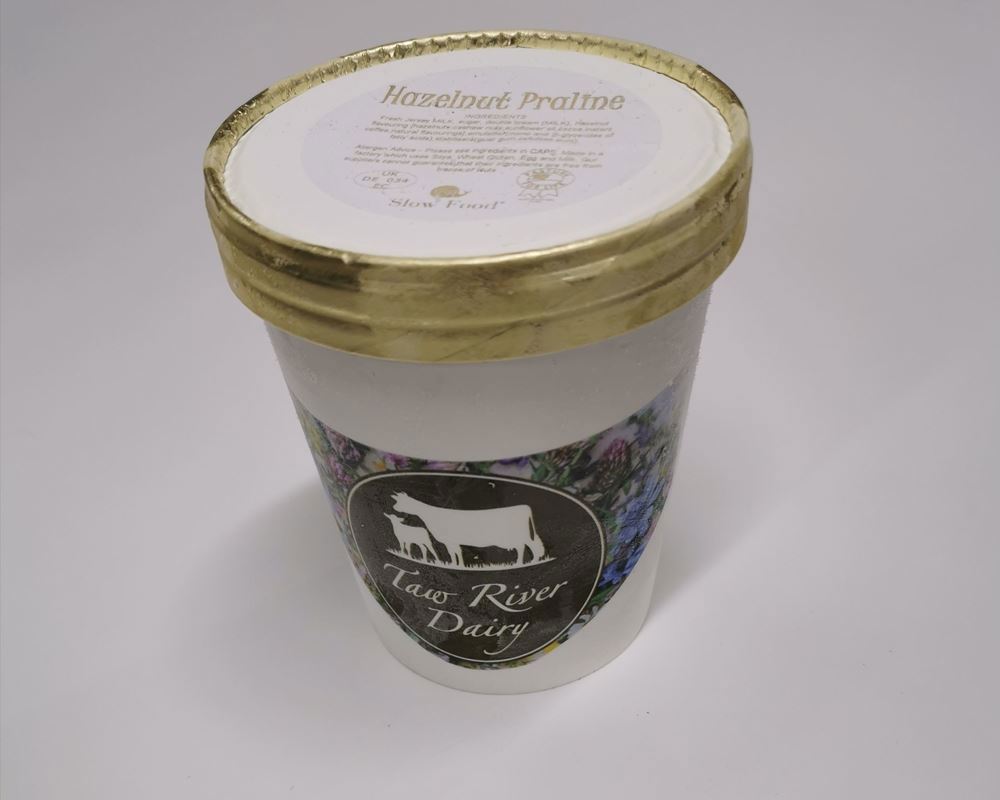 Taw River Dairy Luxury Ice Cream - Hazelnut Praline