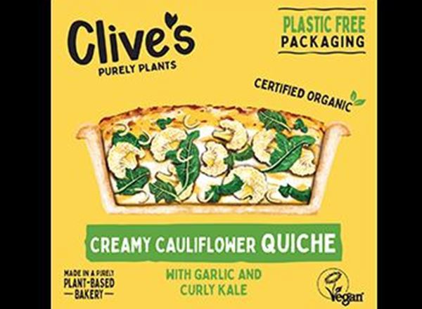 Clive's - Creamy Cauliflower Quiche Organic