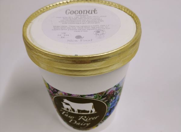 Taw River Dairy Luxury Ice Cream - Coconut