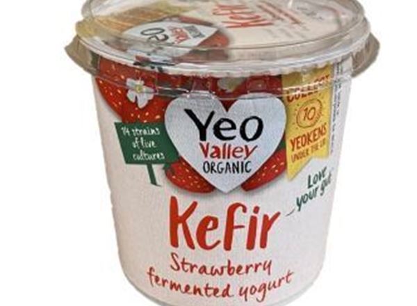 Organic Kefir Strawberry Yoghurt 350g