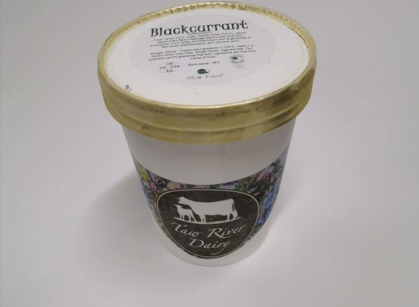 Taw River Dairy Luxury Ice Cream - Blackcurrant