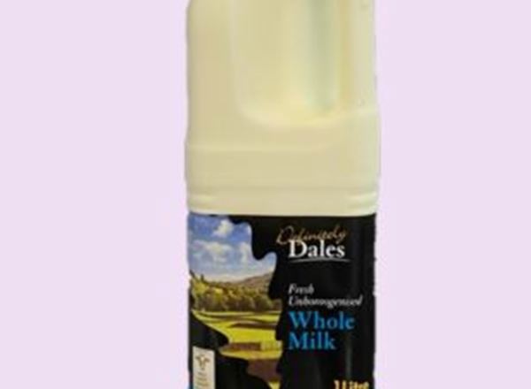 1ltr Whole Milk - Unhomogenised - Organic