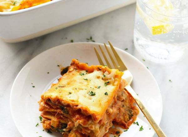 Sweet Potato Spinach Lasagna